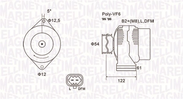 Magneti Marelli Alternator/Dynamo 063732005010