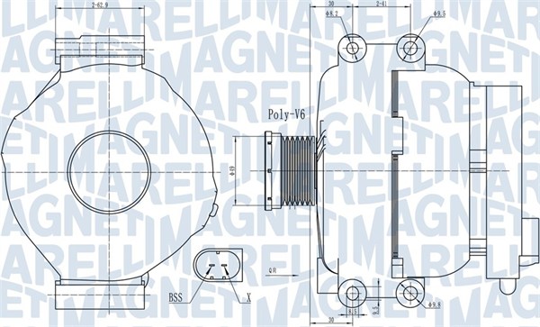 Magneti Marelli Alternator/Dynamo 063732009010