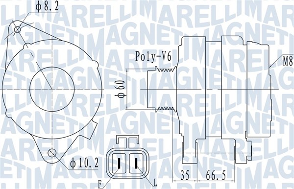 Magneti Marelli Alternator/Dynamo 063732010010