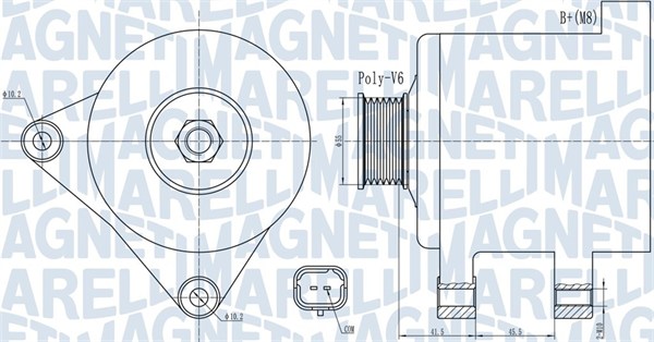 Magneti Marelli Alternator/Dynamo 063732015010