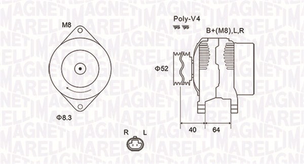 Magneti Marelli Alternator/Dynamo 063732023010