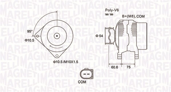 Magneti Marelli Alternator/Dynamo 063732051010