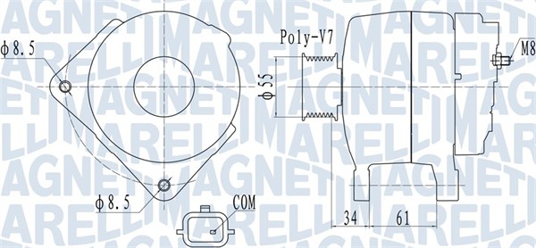 Magneti Marelli Alternator/Dynamo 063732054010