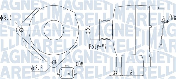 Magneti Marelli Alternator/Dynamo 063732057010