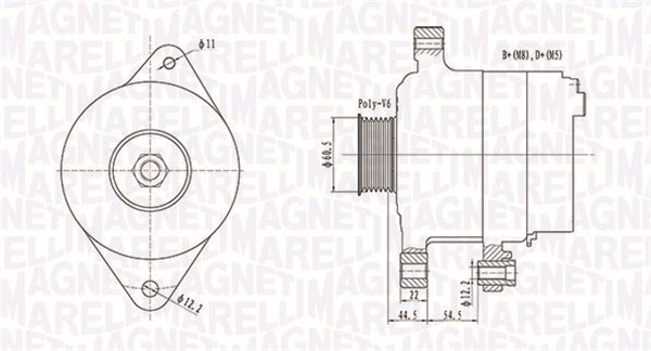 Magneti Marelli Alternator/Dynamo 063732062010