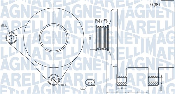 Magneti Marelli Alternator/Dynamo 063732091010