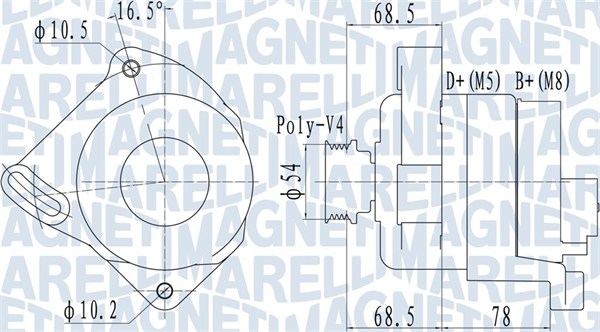 Magneti Marelli Alternator/Dynamo 063732094010