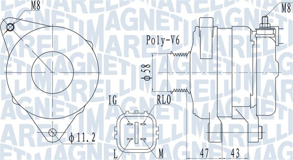 Magneti Marelli Alternator/Dynamo 063732097010