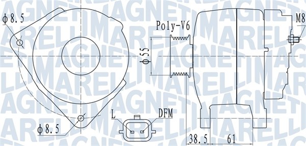 Magneti Marelli Alternator/Dynamo 063732098010