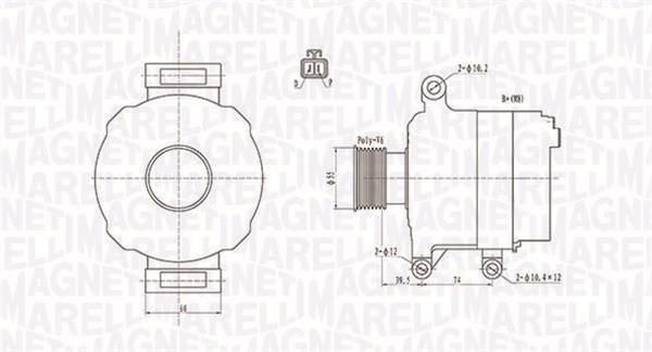 Magneti Marelli Alternator/Dynamo 063732109010