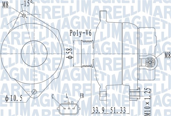 Magneti Marelli Alternator/Dynamo 063732138010