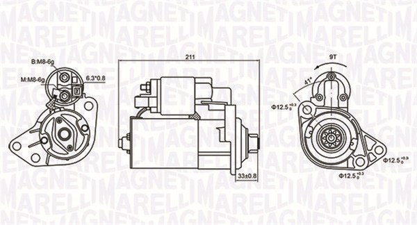 Magneti Marelli Starter 063721062010