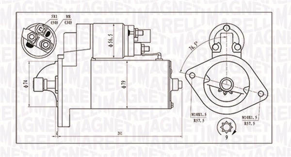 Magneti Marelli Starter 063721135010