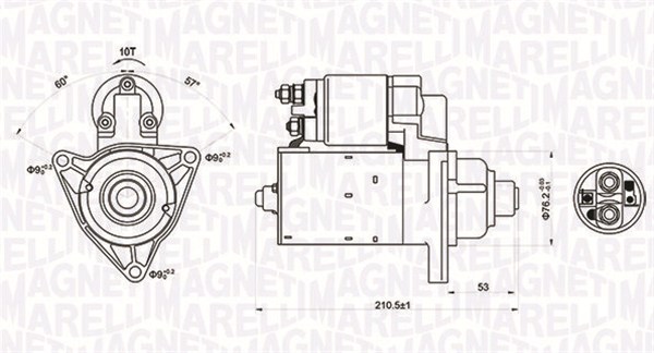 Magneti Marelli Starter 063721176010