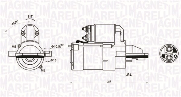 Magneti Marelli Starter 063721246010