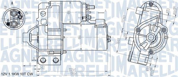 Magneti Marelli Starter 063721290010