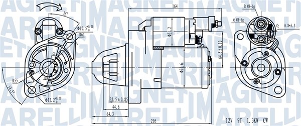 Magneti Marelli Starter 063721382110