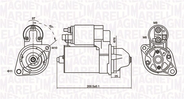 Magneti Marelli Starter 063721412010