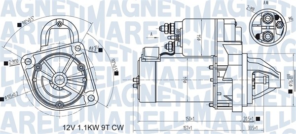 Magneti Marelli Starter 063721419810