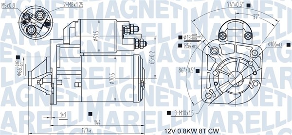 Magneti Marelli Starter 063721442010