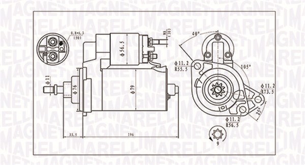 Magneti Marelli Starter 063720295010