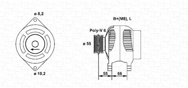 Magneti Marelli Alternator/Dynamo 943354075010