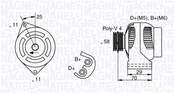Magneti Marelli Alternator/Dynamo 063341702010