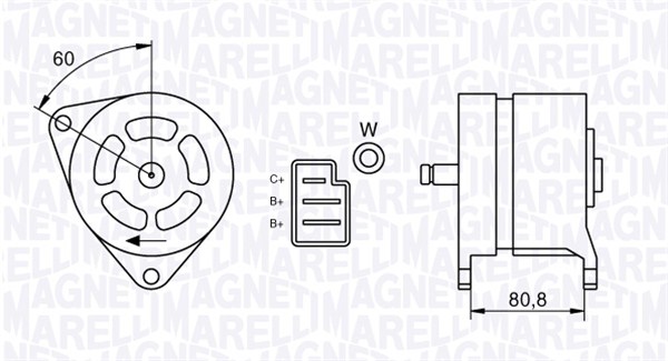 Magneti Marelli Alternator/Dynamo 063324199010