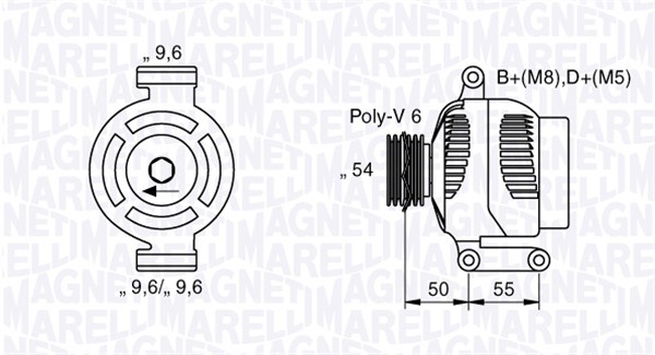 Magneti Marelli Alternator/Dynamo 063358062010