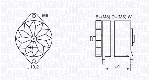Magneti Marelli Alternator/Dynamo 063534882060