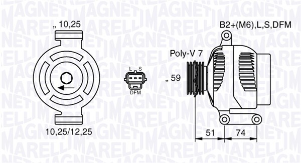 Magneti Marelli Alternator/Dynamo 063533251000