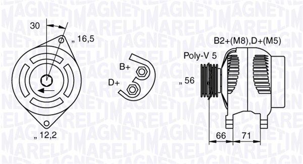Magneti Marelli Alternator/Dynamo 063533250590
