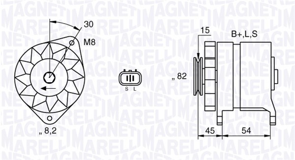 Magneti Marelli Alternator/Dynamo 063532605010