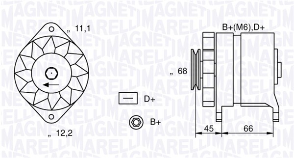 Magneti Marelli Alternator/Dynamo 063321112010