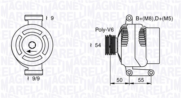 Magneti Marelli Alternator/Dynamo 063377019010