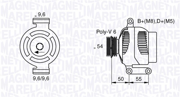 Magneti Marelli Alternator/Dynamo 063377024010