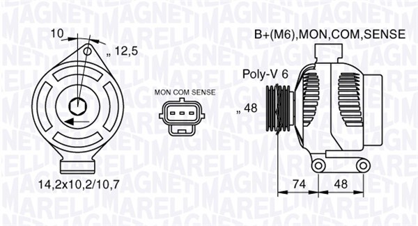 Magneti Marelli Alternator/Dynamo 063377410010