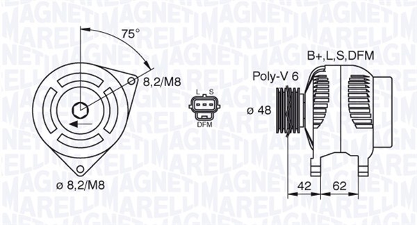 Magneti Marelli Alternator/Dynamo 063380008010