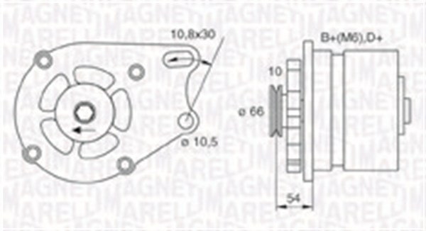 Magneti Marelli Alternator/Dynamo 063730893010