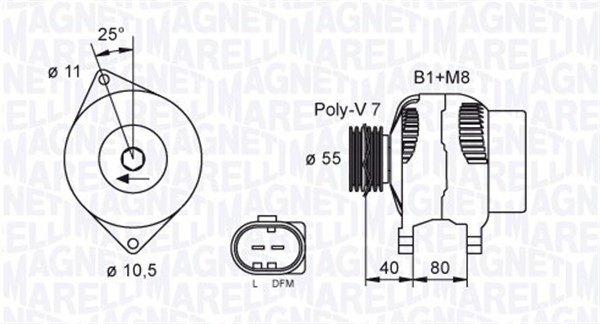 Magneti Marelli Alternator/Dynamo 063731700010