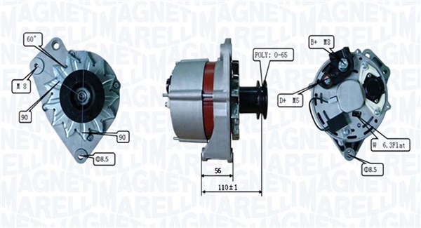 Magneti Marelli Dynamo / Alternator 063730520010