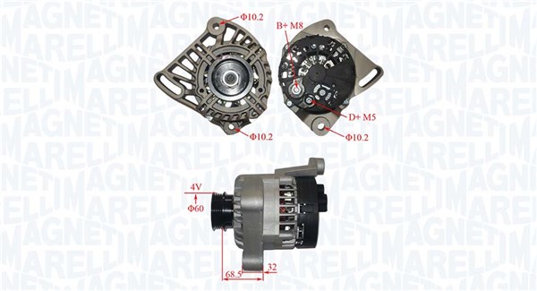 Magneti Marelli Alternator/Dynamo 063731349010