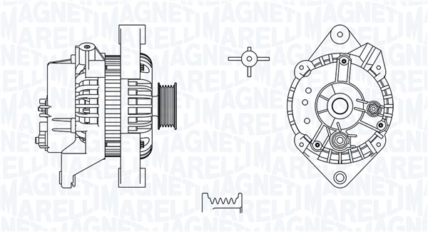 Magneti Marelli Dynamo / Alternator 063731581010