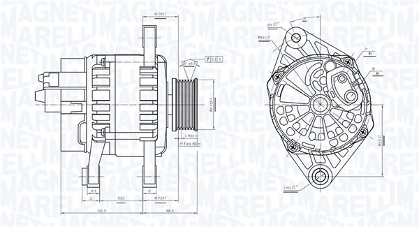 Magneti Marelli Alternator/Dynamo 063731743010