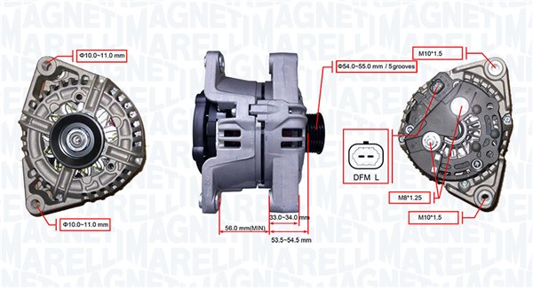 Magneti Marelli Alternator/Dynamo 063732046010