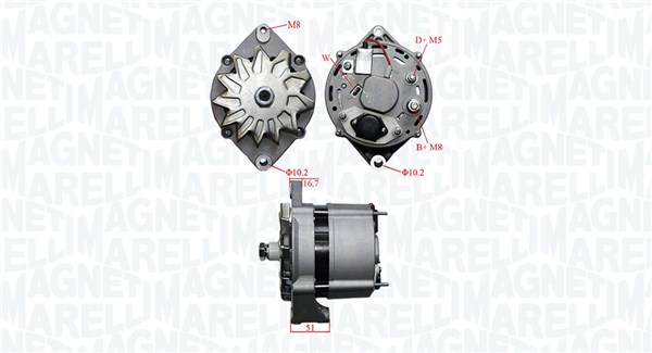 Magneti Marelli Alternator/Dynamo 063732170010