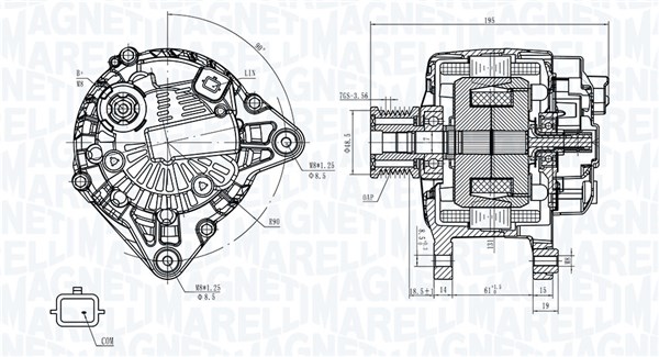 Magneti Marelli Alternator/Dynamo 063735356010