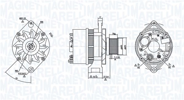 Magneti Marelli Alternator/Dynamo 063735605010