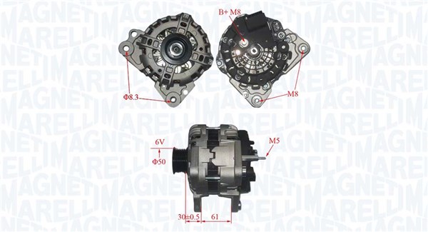 Magneti Marelli Alternator/Dynamo 063735695010