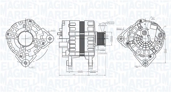 Magneti Marelli Alternator/Dynamo 063736095010